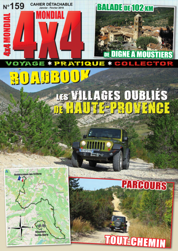 roadbook couverture n 159 Alpes de Haute Provence PP