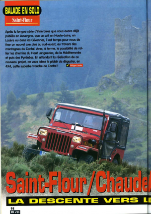 roadbook couverture n 35 Saint Flour