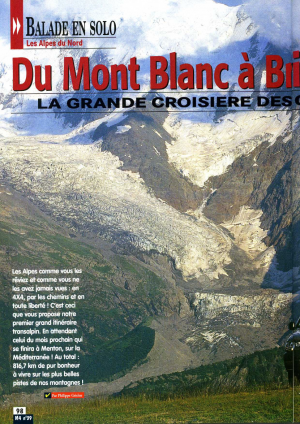 roadbook couverture n 39 Alpes du nord