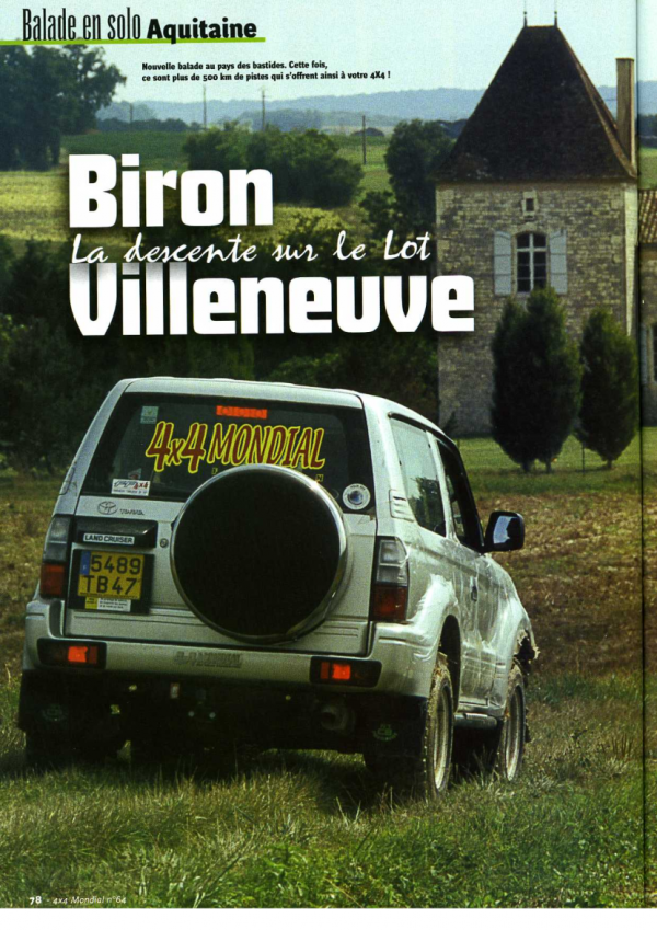 roadbook couverture n 64 Aquitaine