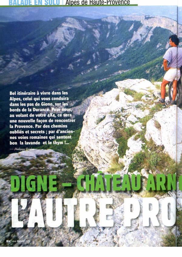 roadbook couverture n 86 Alpes de Haute Provence 4
