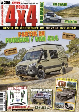 Couverture du magazine 4x4 Mondial n 205, septembre-octobre 2026