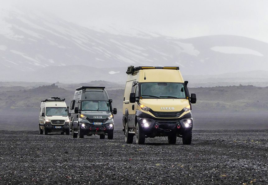Fourgon 4x4 amenage pour le voyage au long cours
