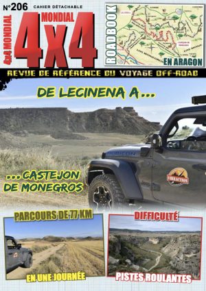Roadbook 4x4 Mondial n°206 : les Monegros, en Aragon